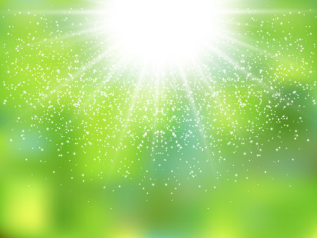 Early summer fresh green backgroundのイラスト素材