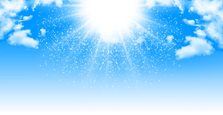 Sky landscape backgroundのイラスト素材