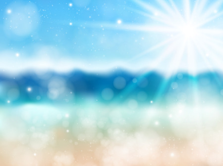 Sea sky backgroundのイラスト素材