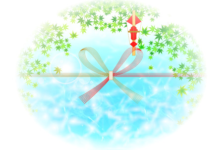 Maple pond Noshiのイラスト素材