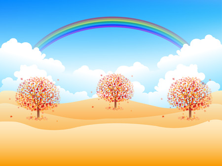 Maple foliage backgroundのイラスト素材