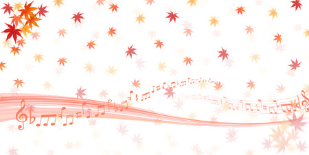 Maple foliage backgroundのイラスト素材