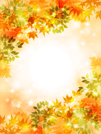 Maple foliage backgroundのイラスト素材