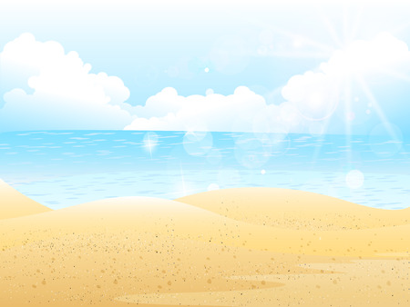 Sea sand backgroundのイラスト素材