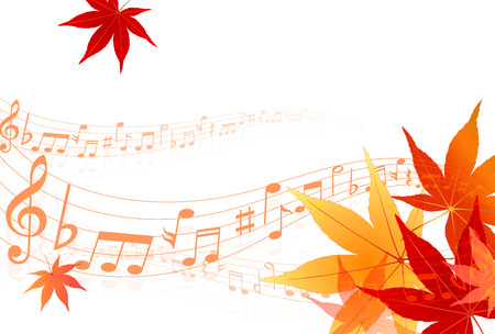 Maple note backgroundのイラスト素材
