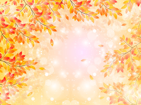Maple foliage backgroundのイラスト素材