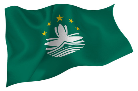 Macau National flag Flagのイラスト素材