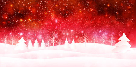 Snow Christmas backgroundのイラスト素材