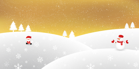 Snow Christmas backgroundのイラスト素材