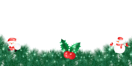 Christmas Santa backgroundのイラスト素材