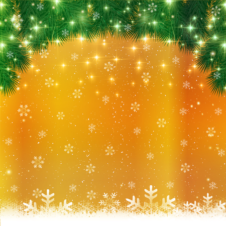 Christmas snow backgroundのイラスト素材