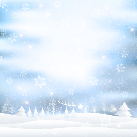 Christmas Santa backgroundのイラスト素材