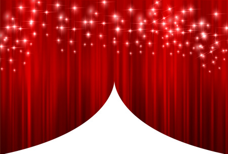 Curtain curtain backgroundのイラスト素材