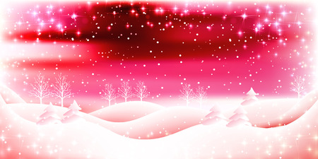 Snow Christmas winter backgroundのイラスト素材