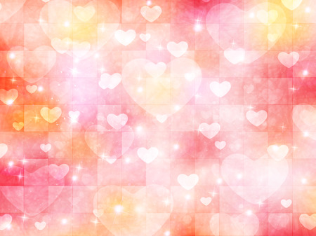 Valentine Heart light backgroundのイラスト素材