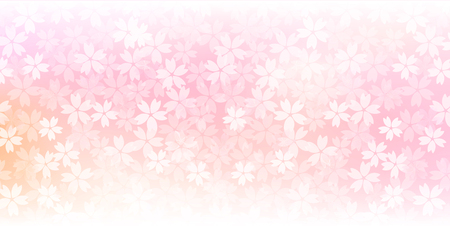 Spring cherry blossom backgroundのイラスト素材