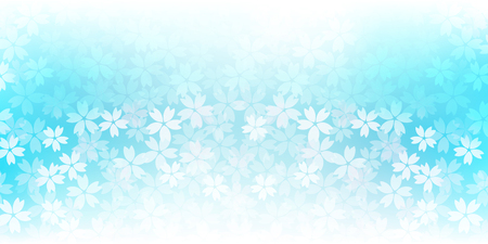 Spring cherry blossom backgroundのイラスト素材