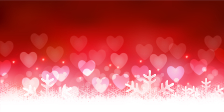 Valentine Heart light backgroundのイラスト素材