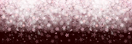 Cherry spring flower backgroundのイラスト素材