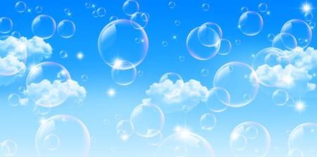 Sky clouds landscape backgroundのイラスト素材