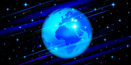 Earth and Space star backgroundのイラスト素材