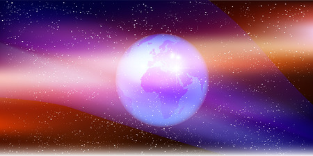 Earth and Space star backgroundのイラスト素材