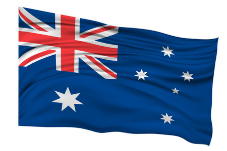 Australia Flag Country iconのイラスト素材