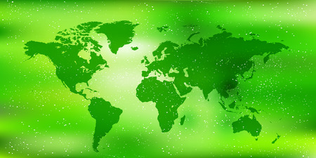 World map fresh green landscape backgroundのイラスト素材