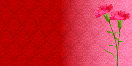 Carnation flower icon Mother's Dayのイラスト素材