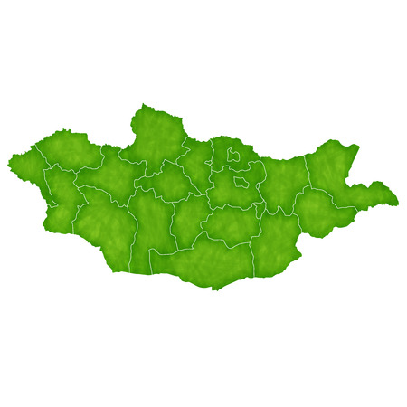 Mongolia map country iconのイラスト素材