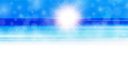 Sea sky landscape backgroundのイラスト素材