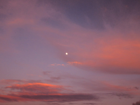 Sky sunset landscape backgroundの写真素材
