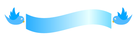 Rooster Blue Bird New Year's card iconのイラスト素材