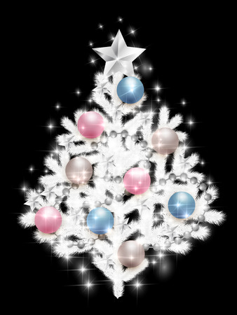 Christmas tree fir tree iconのイラスト素材