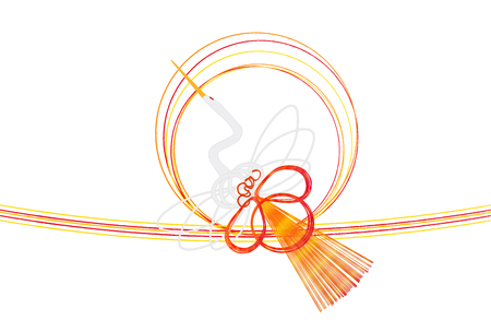 Rooster crane New Year's card backgroundのイラスト素材