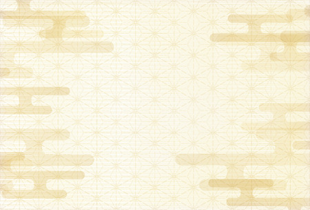 Cloud pattern New Year's card backgroundのイラスト素材