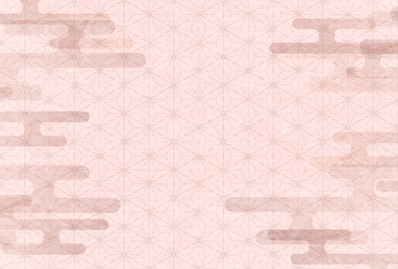 Spring Japanese paper greeting card backgroundのイラスト素材