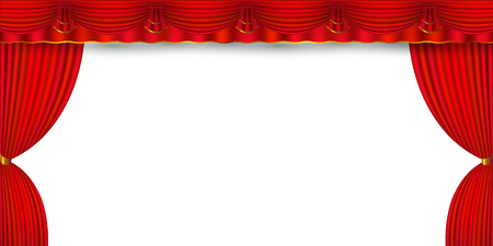 Curtain stage curtain backgroundのイラスト素材