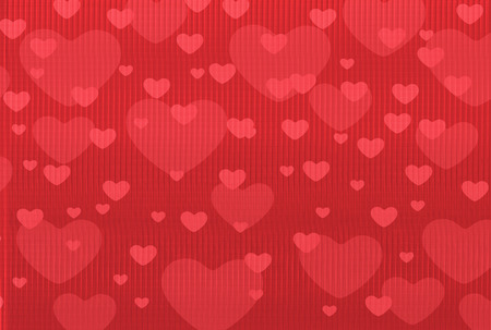Valentine's Heart Japanese paper backgroundのイラスト素材