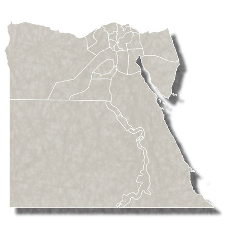 Egypt map city iconのイラスト素材