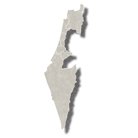 Israel map city iconのイラスト素材