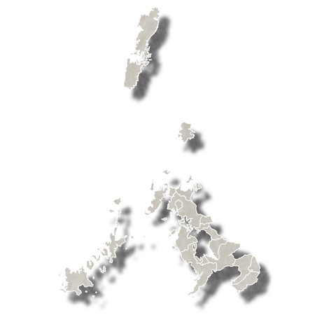 Nagasaki Japan map iconのイラスト素材