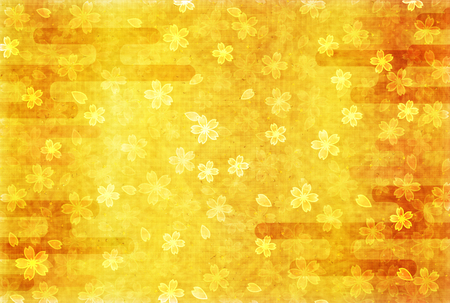 Cherry spring flower backgroundのイラスト素材