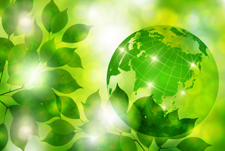 Earth fresh green backgroundのイラスト素材