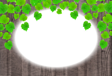 Fresh green tree wood grain backgroundのイラスト素材