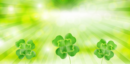 Clover leaf grass backgroundのイラスト素材