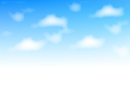 Sky cloud landscape backgroundのイラスト素材