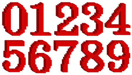 Numerical cube Stereo iconのイラスト素材