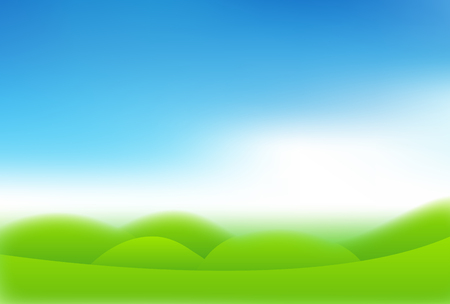 Grassland Sky Landscape Backgroundのイラスト素材
