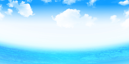 Sea landscape Summer backgroundのイラスト素材
